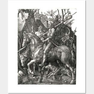 "Ritter, Tod und Teufel" - Albrecht Dürer, c.1513. Posters and Art